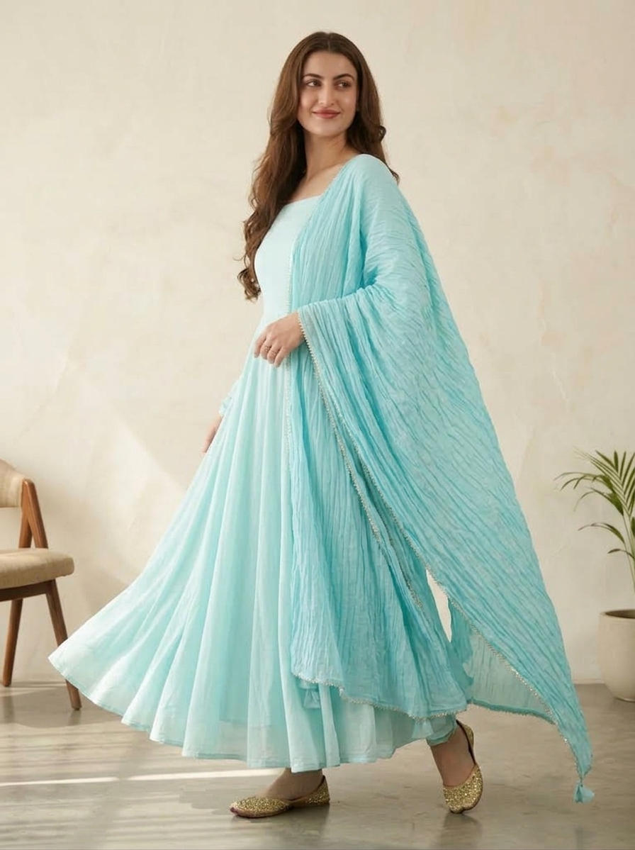 Bunai Soothing Sea Cotton Suit (Set of 3)