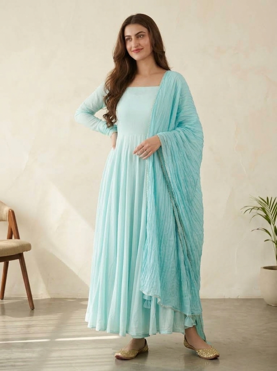 Bunai Soothing Sea Cotton Suit (Set of 3)